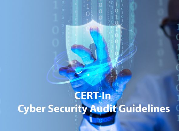 Man touching a padlock shield icon