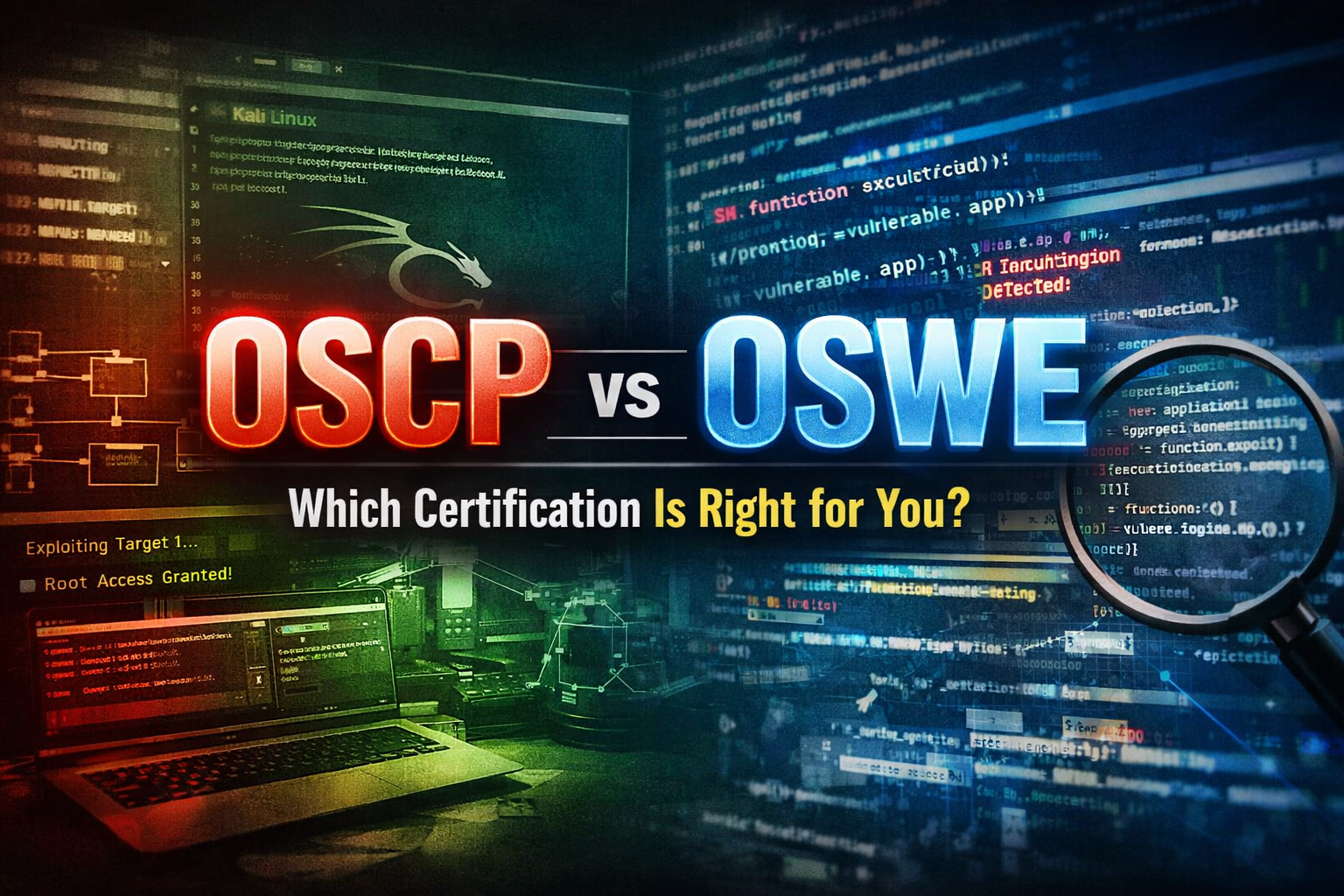 OSCP vs OSWE certification comparison