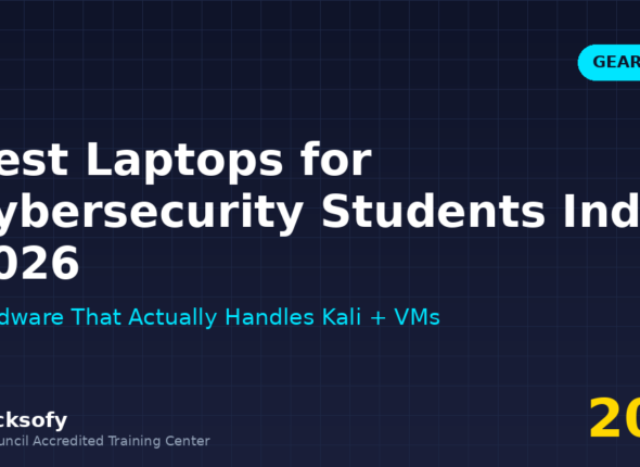 Best Laptops for Cybersecurity Students India 2026 — Macksofy Trainings cybersecurity training