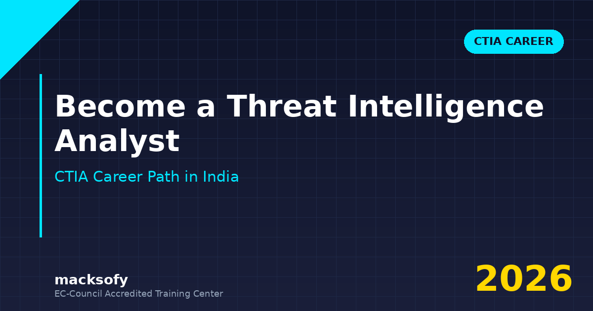 Become a Threat Intelligence Analyst — Macksofy Trainings cybersecurity training
