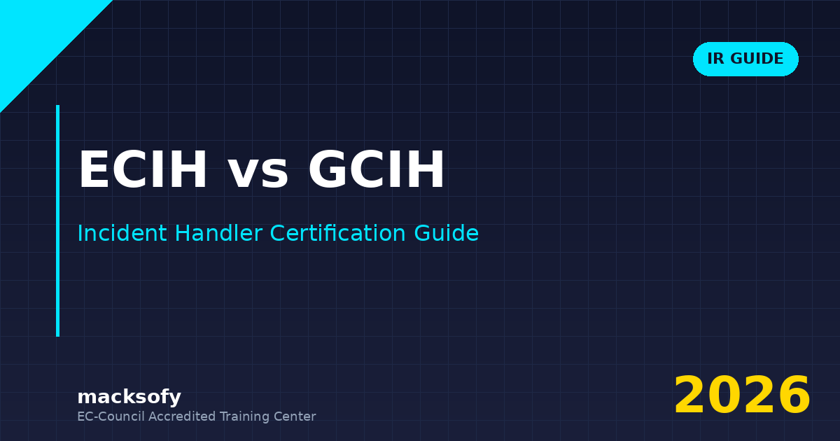 ECIH vs GCIH comparison — EC-Council versus SANS GIAC incident handler certifications 2026
