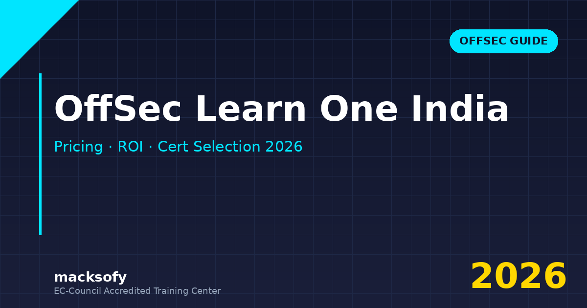 OffSec Learn One India — Macksofy Trainings cybersecurity training