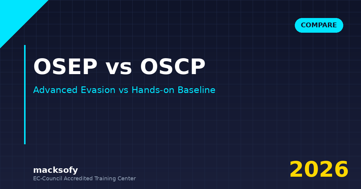 OSEP vs OSCP — Macksofy Trainings cybersecurity training