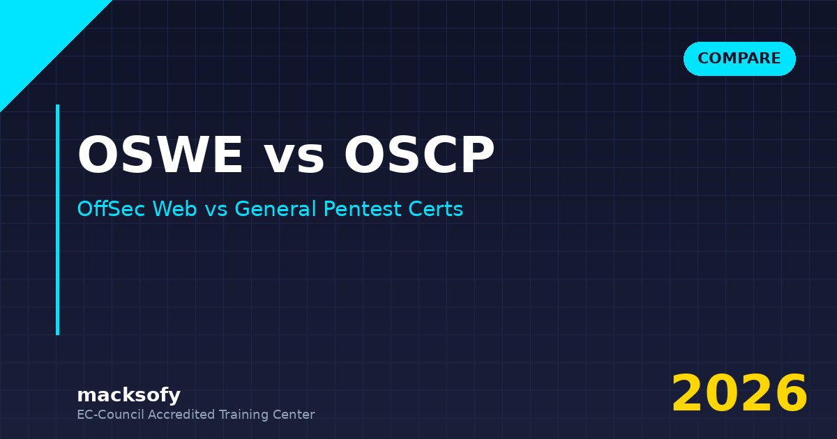 OSWE vs OSCP — Macksofy Trainings cybersecurity training