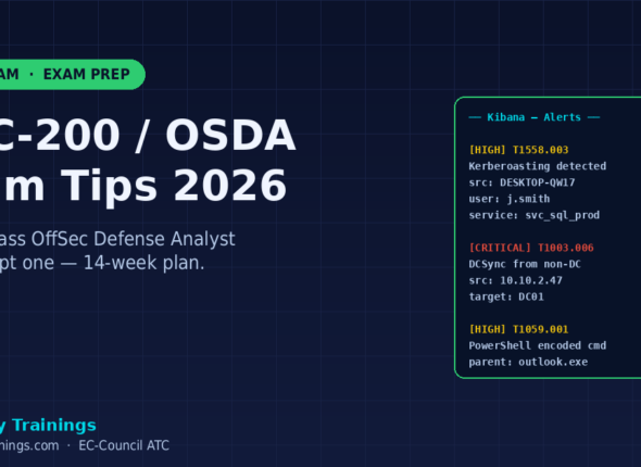 SOC-200 OSDA exam tips 2026 hero banner — Macksofy Trainings