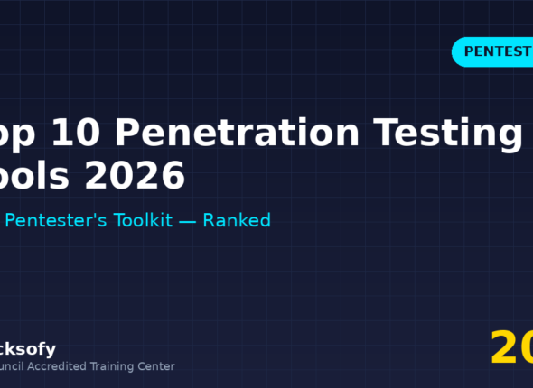 Top 10 Penetration Testing Tools 2026 — Macksofy Trainings cybersecurity training