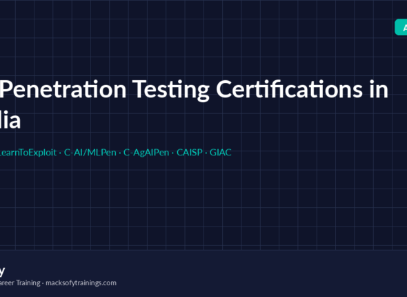 AI penetration testing certifications in India 2026 — OSAI, LearnToExploit Model Attack & Red Teaming, C-AI/MLPen, and GIAC compared