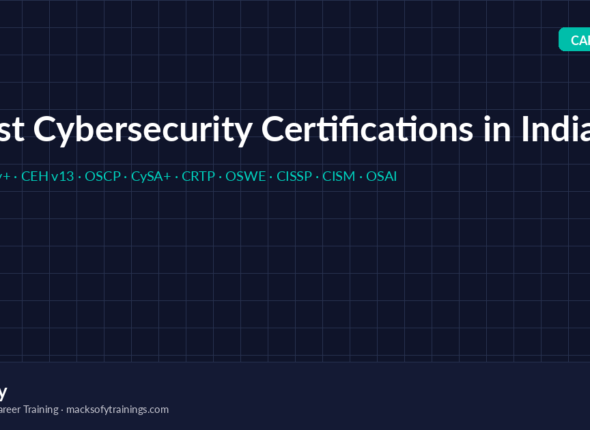 Best cybersecurity certifications in India 2026 — Security+, CEH v13, OSCP, CySA+, CRTP, OSWE, CISSP, CISM, OSAI and ISO 27001 ranked by career stage