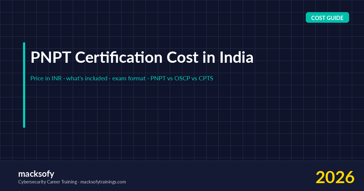 PNPT Certification Cost in India 2026: Price & vs OSCP